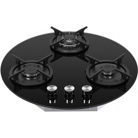 Газовая варочная панель Maunfeld EGHG.43.23CB/G черная - фото 4