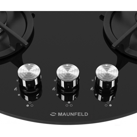 Газовая варочная панель Maunfeld EGHG.43.23CB/G черная - фото 7