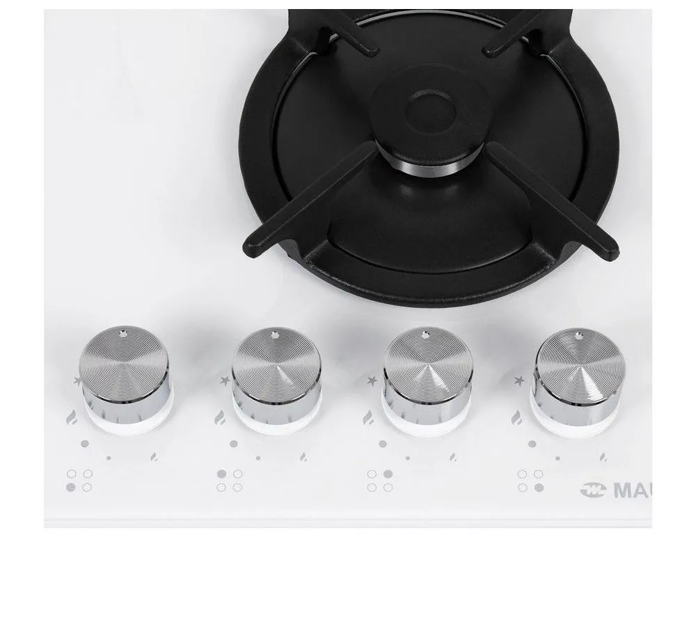 Газовая варочная поверхность Maunfeld EGHG.64.1CW/G белый - фото 6