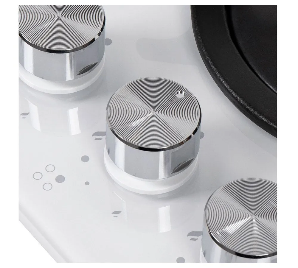 Газовая варочная поверхность Maunfeld EGHG.64.1CW/G белый - фото 8