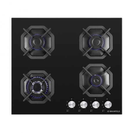 Газовая варочная панель Maunfeld EGHG.64.23CB/G черная - фото 2