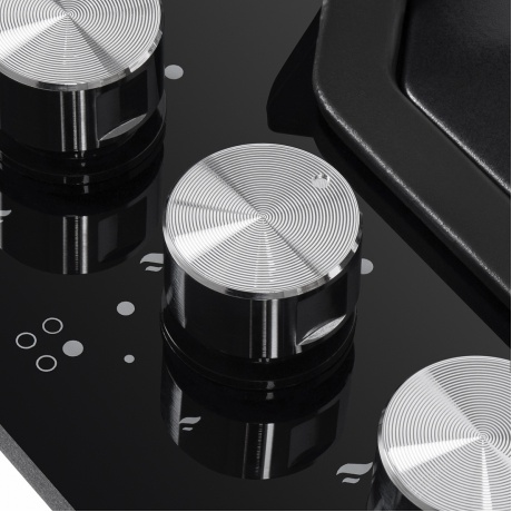 Газовая варочная панель Maunfeld EGHG.64.23CB/G черная - фото 8