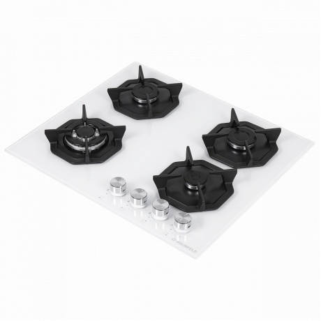 Газовая варочная поверхность Maunfeld EGHG.64.23CW/G белый - фото 2