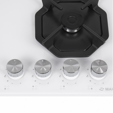 Газовая варочная поверхность Maunfeld EGHG.64.23CW/G белый - фото 5