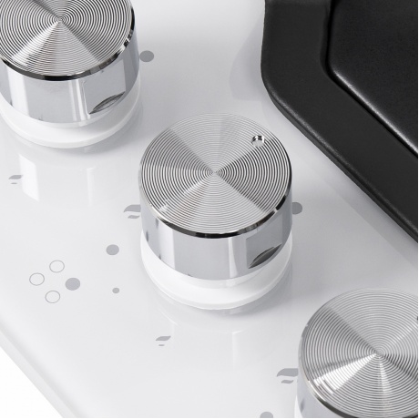 Газовая варочная поверхность Maunfeld EGHG.64.23CW/G белый - фото 8