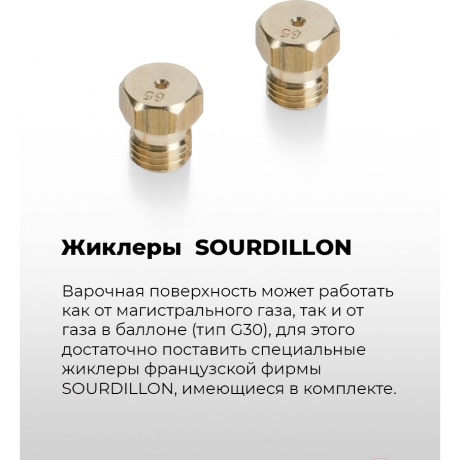 Газовая варочная панель Maunfeld EGHG.64.2CW/G белая - фото 18