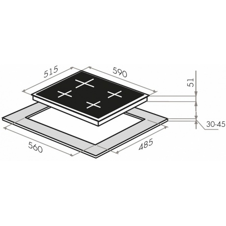 Газовая варочная панель Maunfeld EGHG.64.43CW/G белая - фото 13