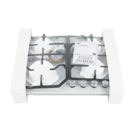 Газовая варочная панель Maunfeld EGHG.64.43CW/G белая - фото 16