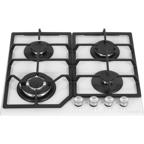 Газовая варочная панель Maunfeld EGHG.64.43CW/G белая - фото 3