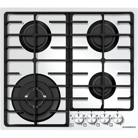 Газовая варочная панель Maunfeld EGHG.64.63CW/G белая - фото 2