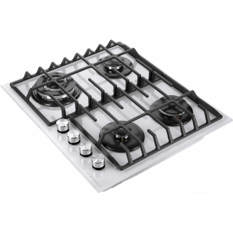 Газовая варочная панель Maunfeld EGHG.64.63CW/G белая - фото 3