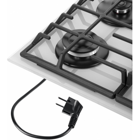 Газовая варочная панель Maunfeld EGHG.64.63CW/G белая - фото 30