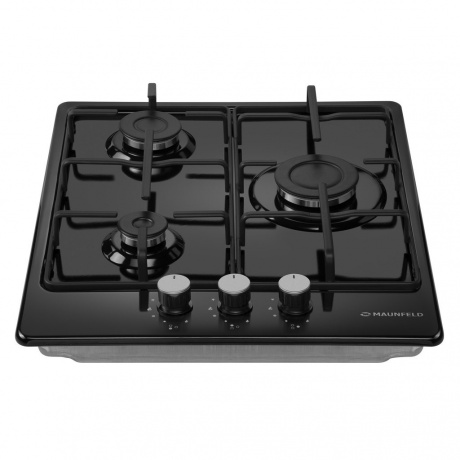 Газовая варочная панель Maunfeld EGHE.43.3STS-EB черная - фото 5