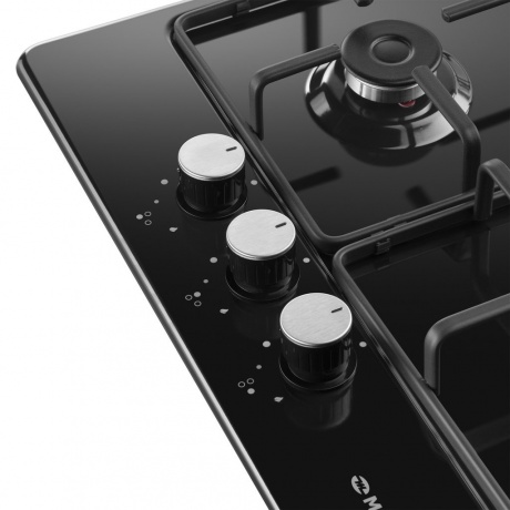 Газовая варочная панель Maunfeld EGHE.43.3STS-EB черная - фото 10