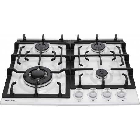 Газовая варочная поверхность Weissgauff HGG 641 WEB белый - фото 3