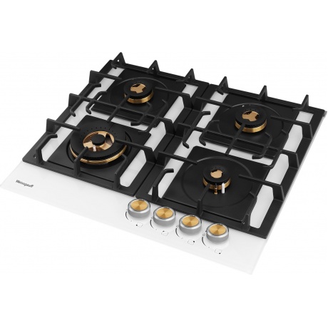 Газовая варочная панель Weissgauff HGG 641 WV белый - фото 3