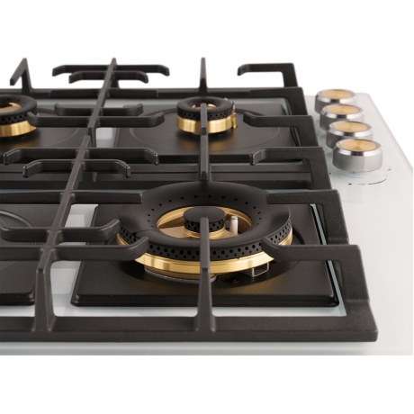 Газовая варочная панель Weissgauff HGG 641 WV белый - фото 6