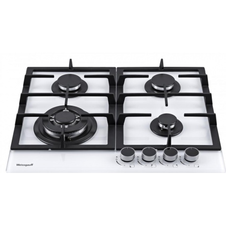 Газовая варочная панель Weissgauff Premium HGRG 641 WG белый - фото 2