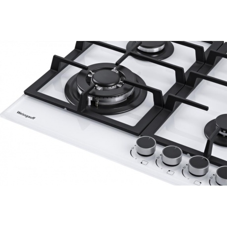 Газовая варочная панель Weissgauff Premium HGRG 641 WG белый - фото 3