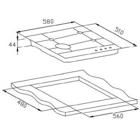 Газовая варочная панель Weissgauff Premium HGRG 641 WG белый - фото 4