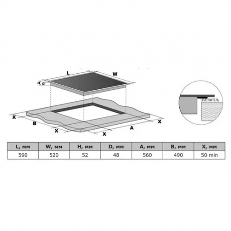 Электрическая варочная панель Darina 6Р Е 323 B Black - фото 3