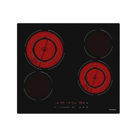Электрическая варочная панель Darina 6Р Е 327 B Black - фото 4