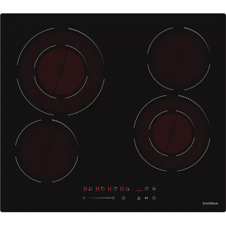 Электрическая варочная панель Darina 6Р Е 327 B Black - фото 5