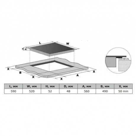 Электрическая варочная панель Darina 6Р Е 327 B Black - фото 7