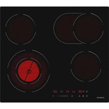 Электрическая варочная панель Darina 6Р Е 328 B Black - фото 3