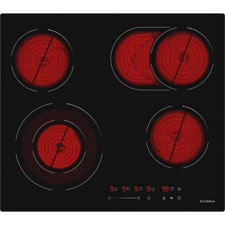 Электрическая варочная панель Darina 6Р Е 328 B Black - фото 5
