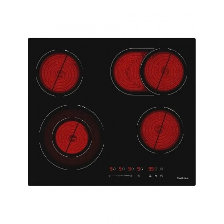 Электрическая варочная панель Darina 6Р Е 328 B Black - фото 6