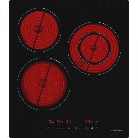 Электрическая варочная панель Darina 6Р Е 3324 B Black - фото 6