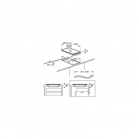 Электрическая варочная панель Electrolux LHR3233CK Black (2 конфорки) - фото 8