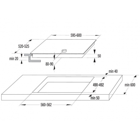 Варочная поверхность Gorenje EC642CLB Black - фото 2