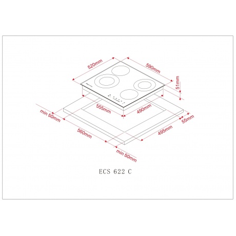 Электрическая варочная панель Kuppersberg ECS 622 C - фото 9