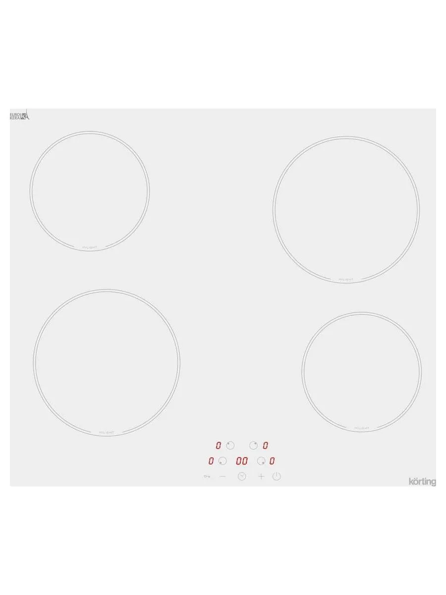 Встраиваемая варочная панель Korting HK 60003 BW - фото 1