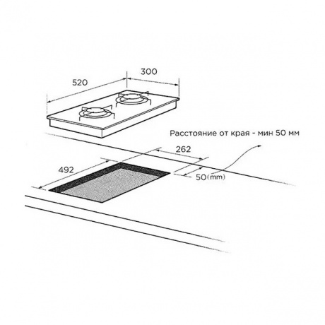 Газовая варочная поверхность Midea MG3260TGB - фото 9