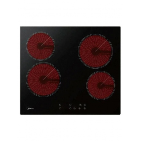 Электрическая варочная поверхность Midea MCH64140, 60 см, HiLight - фото 2