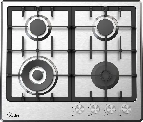 Газовая варочная панель Midea MG643TX нержавеющая сталь