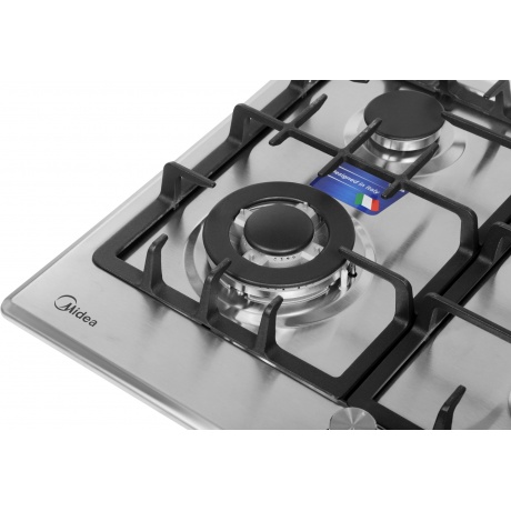 Газовая варочная поверхность Midea MG643TX нержавеющая сталь - фото 6