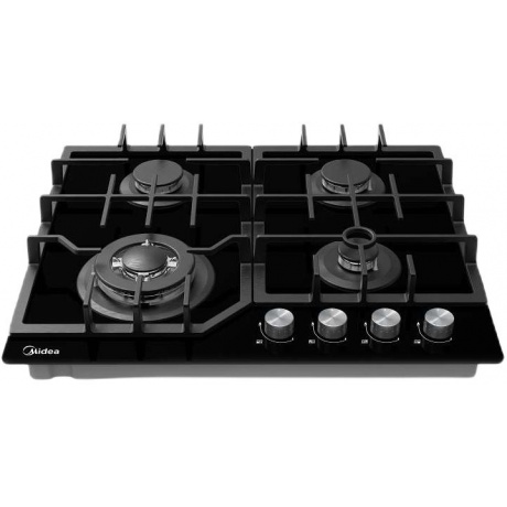 Газовая варочная панель Midea MG643TGB черная - фото 2