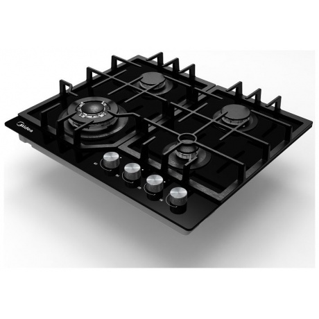 Газовая варочная панель Midea MG643TGB черная - фото 3
