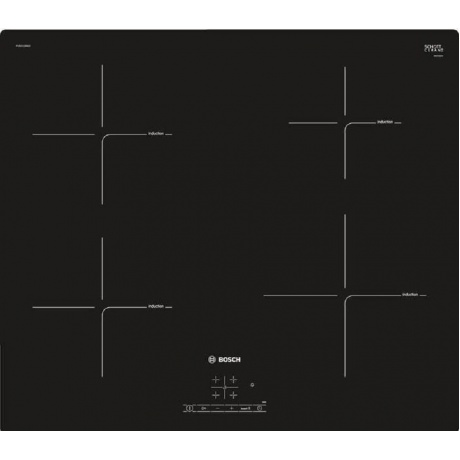 Индукционная варочная панель Bosch PUE611BB6E черная - фото 2