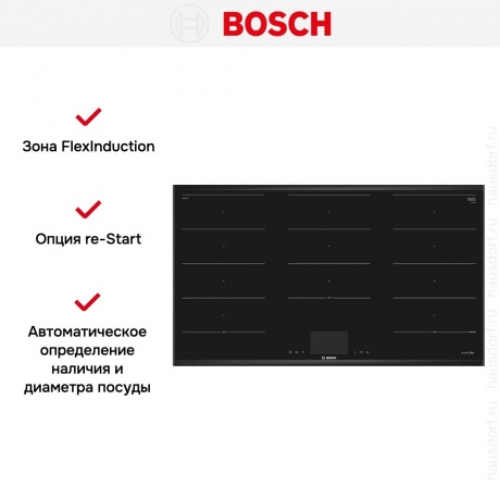 Индукционная варочная панель Bosch PXX995KX5E черная - фото 9