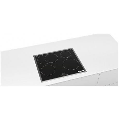 Индукционная варочная панель Bosch PIF645BB5E Serie 4, черная - фото 6