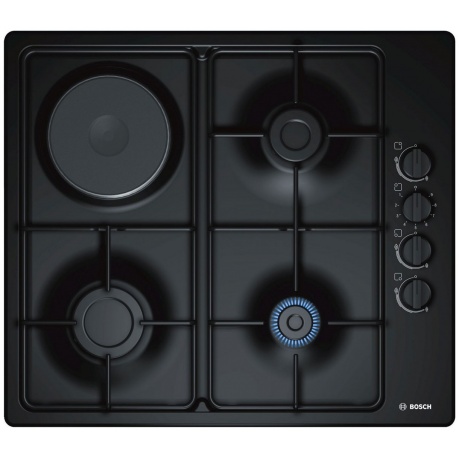 Газовая варочная панель Bosch PBY6C6B62O черная - фото 1