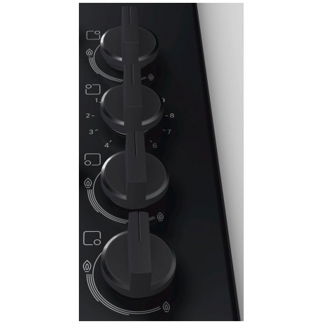 Газовая варочная панель Bosch PBY6C6B62O черная - фото 3