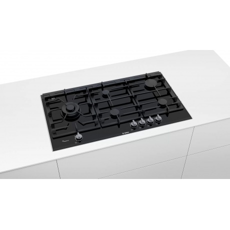 Газовая варочная панель Bosch PRS9A6D70M черная - фото 5