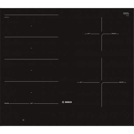 Индукционная варочная панель Bosch PXE601DC1E черная - фото 1