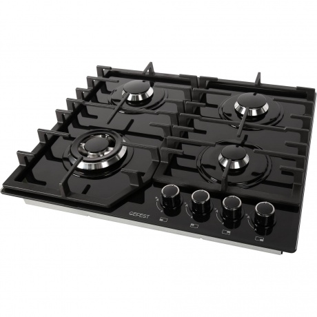 Газовая варочная панель Gefest ПВГ 2232-01 Р черная - фото 3